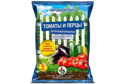 Soil for tomatoes and peppers