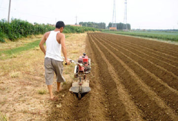 Voorbereiding van de locatie voor het planten van aardappelen