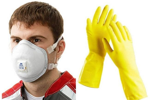 Personal protective equipment for working with chemicals