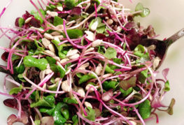 Salad củ cải xanh