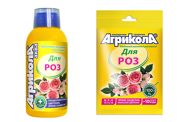 Fertilizer Agricola for roses in liquid and granular form